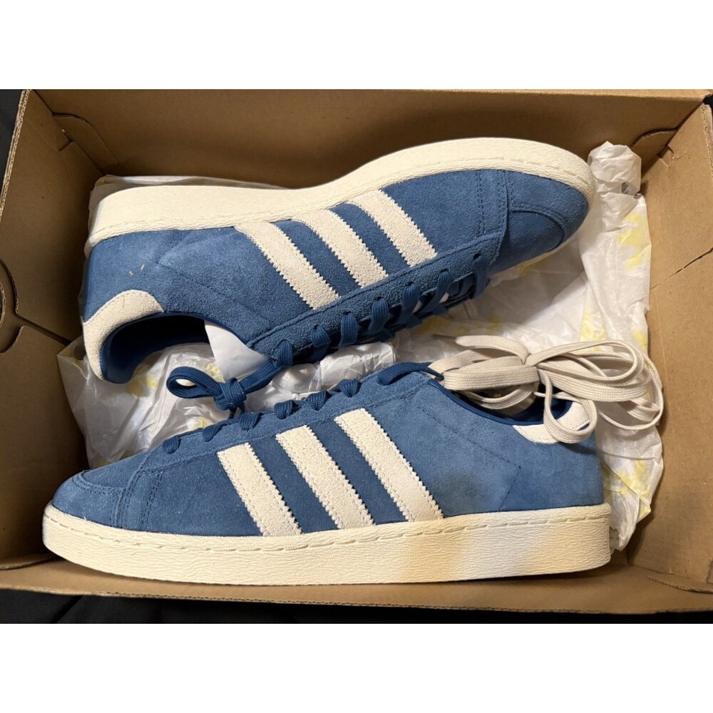 adidas Jabbar Lo KI6562 Dusky Petrol Alumina Cloud White Low Top Sneakers 11.5 - Picture 3 of 8